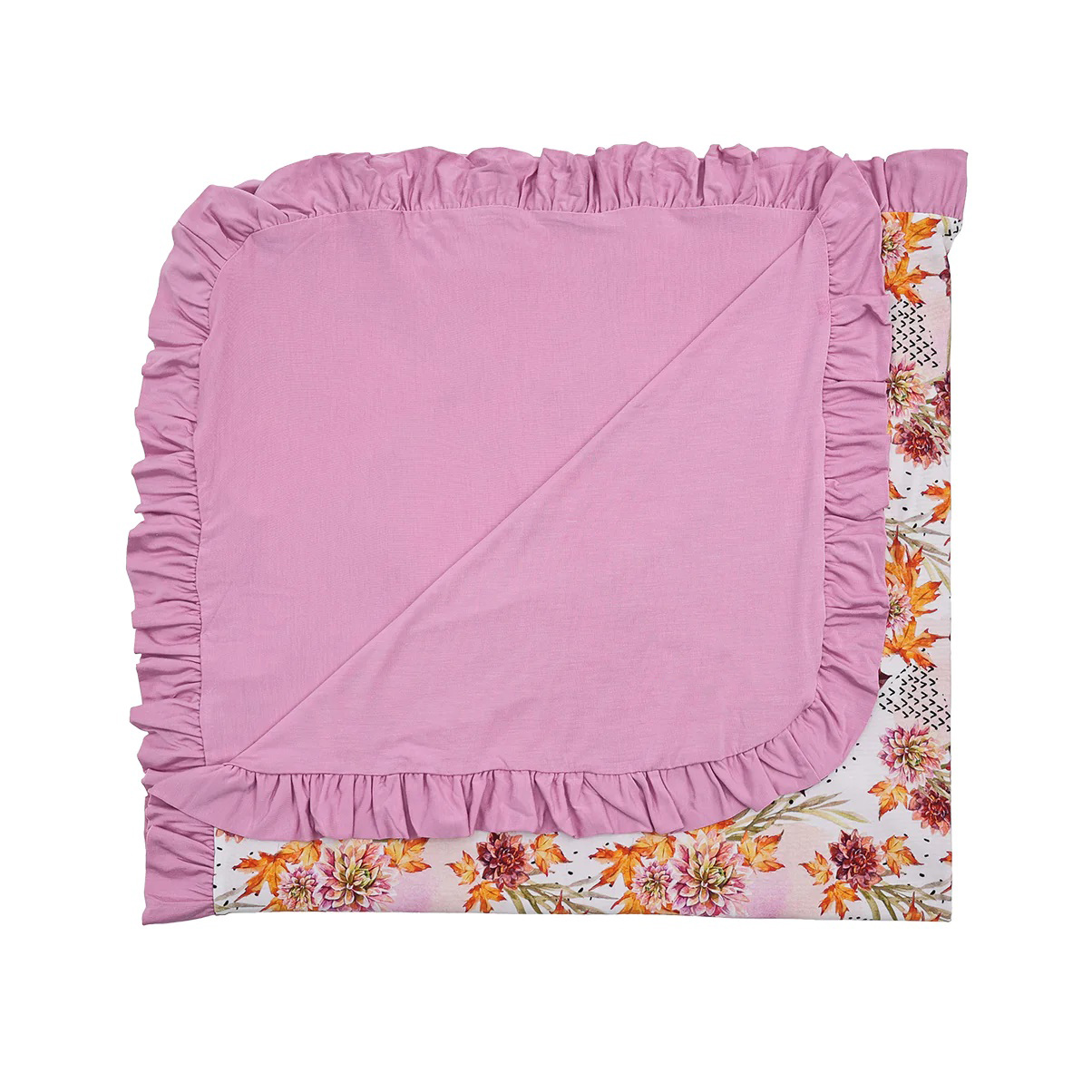 Bamboo Ruffled Blanket